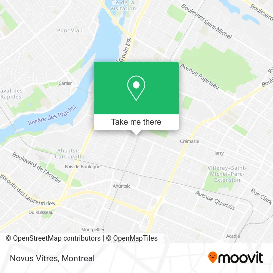 Novus Vitres map