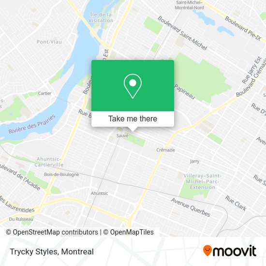Trycky Styles map