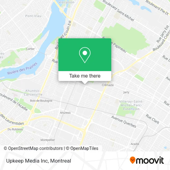 Upkeep Media Inc map