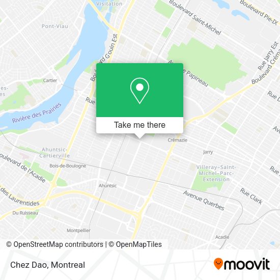 Chez Dao map