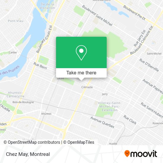 Chez May map