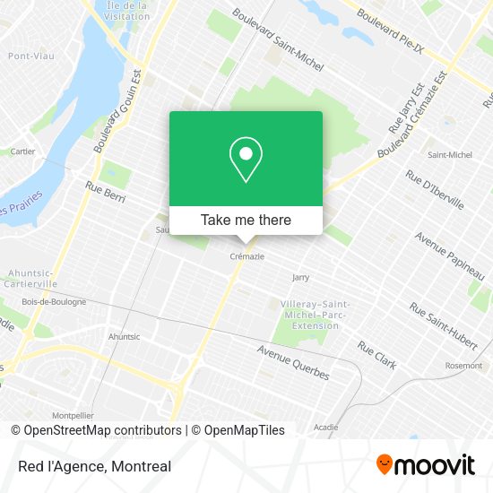 Red l'Agence map
