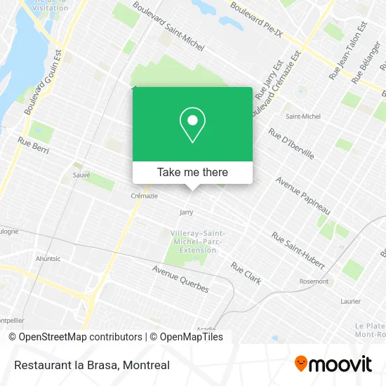 Restaurant la Brasa map