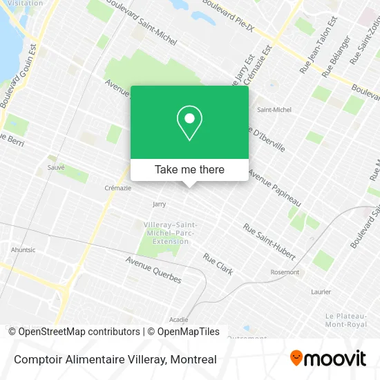 Comptoir Alimentaire Villeray map