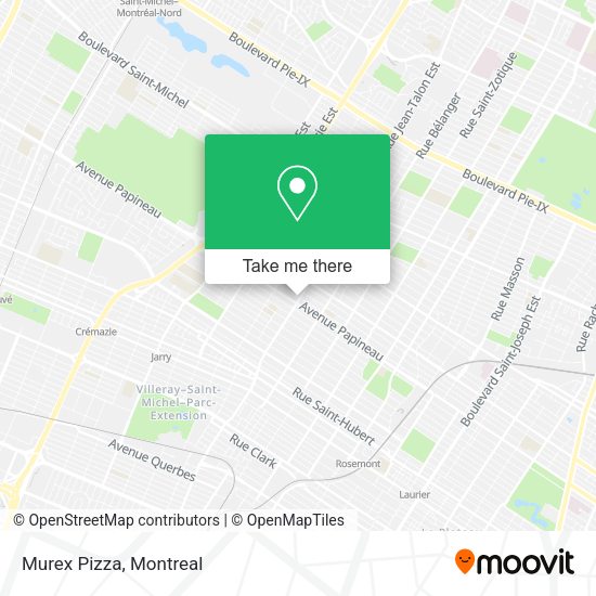 Murex Pizza map