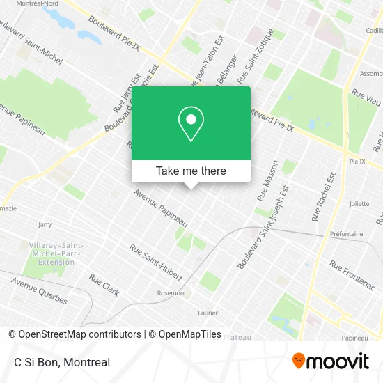 C Si Bon map