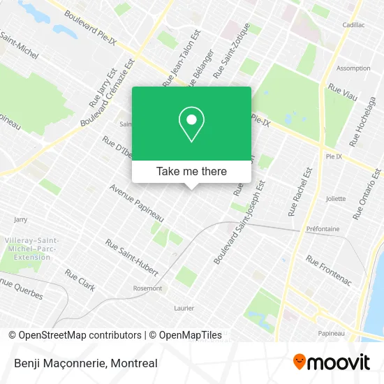 Benji Maçonnerie map