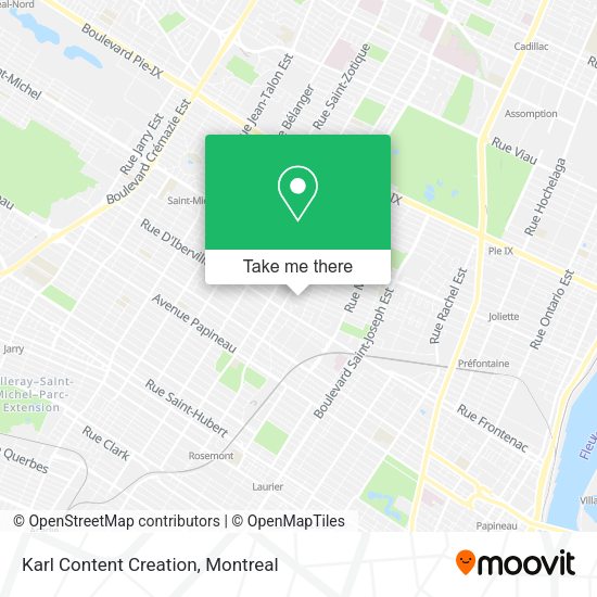 Karl Content Creation map
