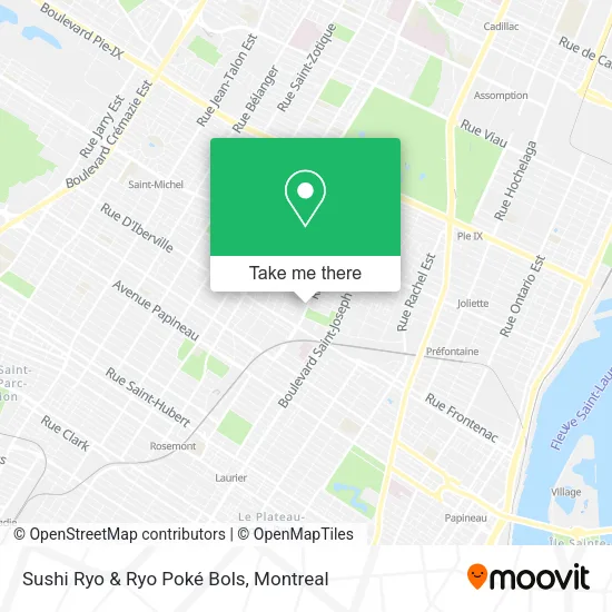 Sushi Ryo & Ryo Poké Bols map