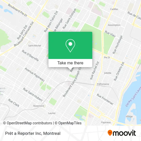 Prêt a Reporter Inc map