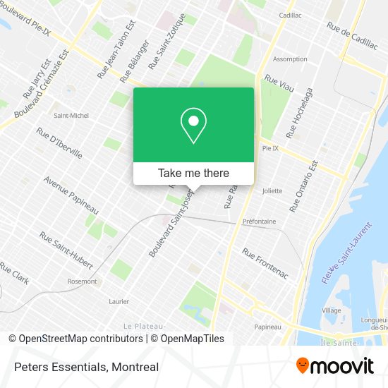 Peters Essentials map