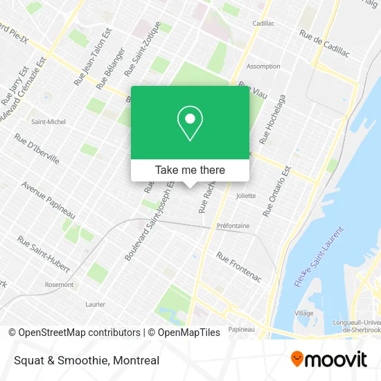 Squat & Smoothie map