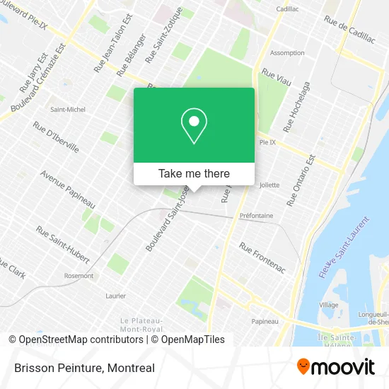 Brisson Peinture map
