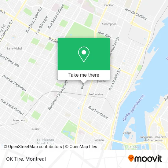 OK Tire map