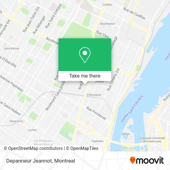 Depanneur Jeannot map