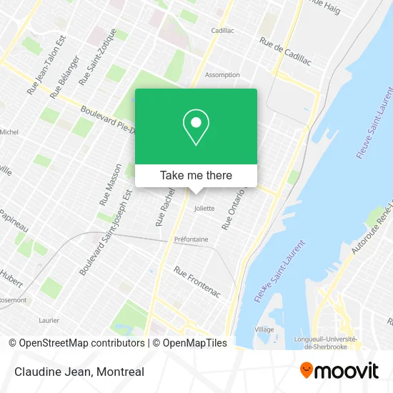 Claudine Jean map