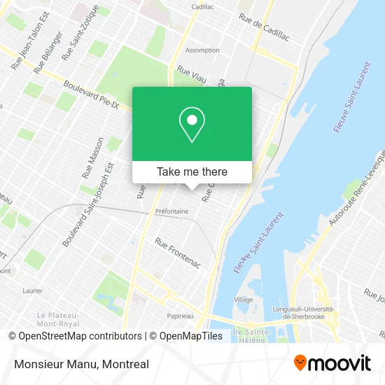 Monsieur Manu map