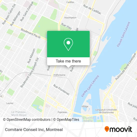 Comitare Conseil Inc map