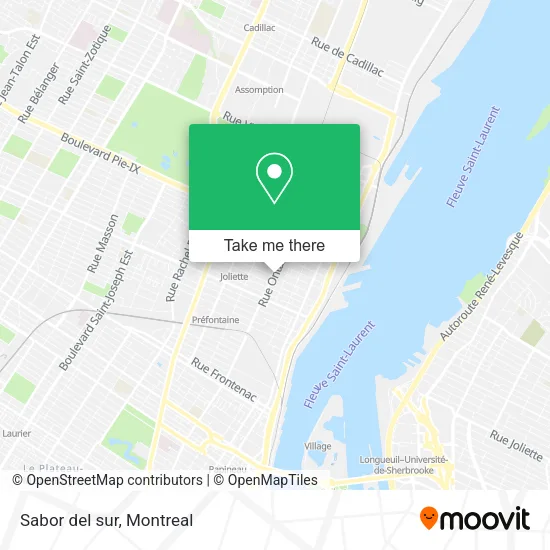 Sabor del sur map