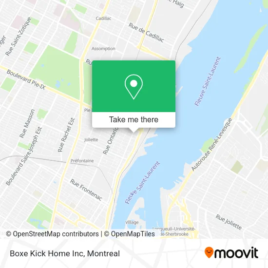 Boxe Kick Home Inc map