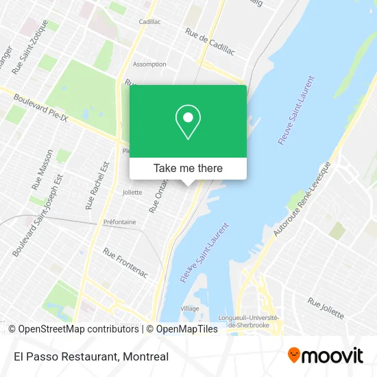 El Passo Restaurant map
