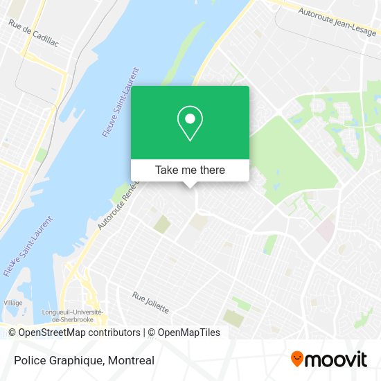 Police Graphique map