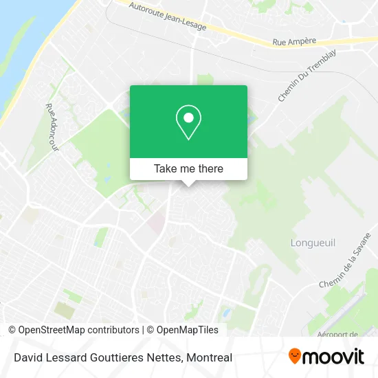 David Lessard Gouttieres Nettes map