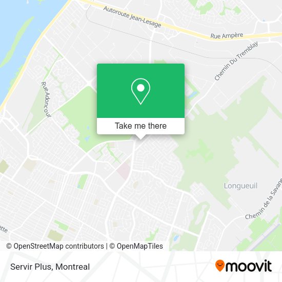 Servir Plus map