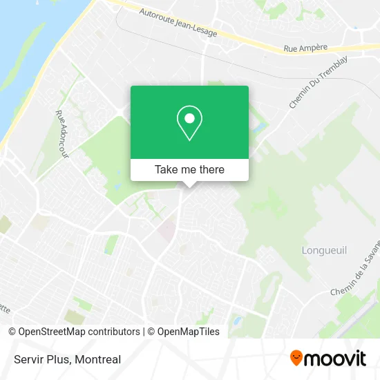 Servir Plus map