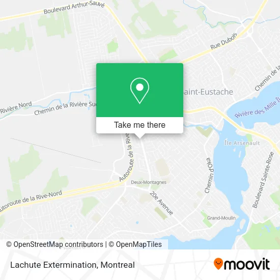 Lachute Extermination map