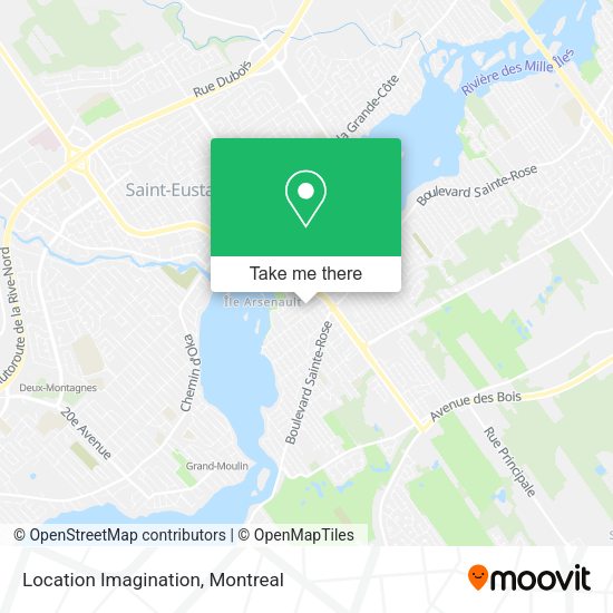 Location Imagination map