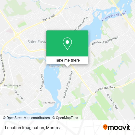 Location Imagination map