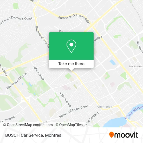 BOSCH Car Service map