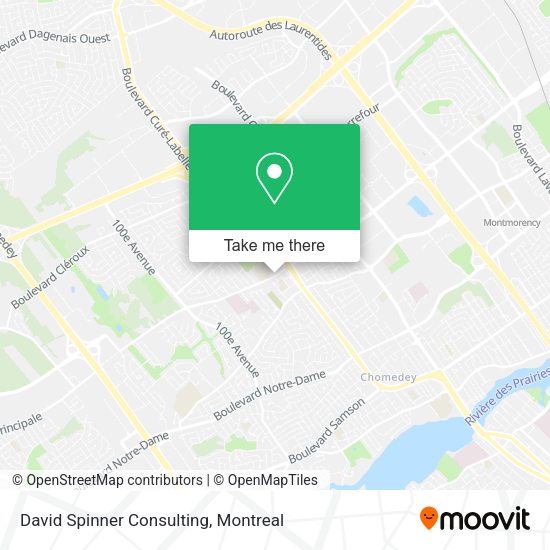 David Spinner Consulting map