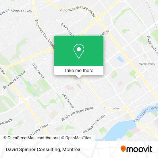 David Spinner Consulting map