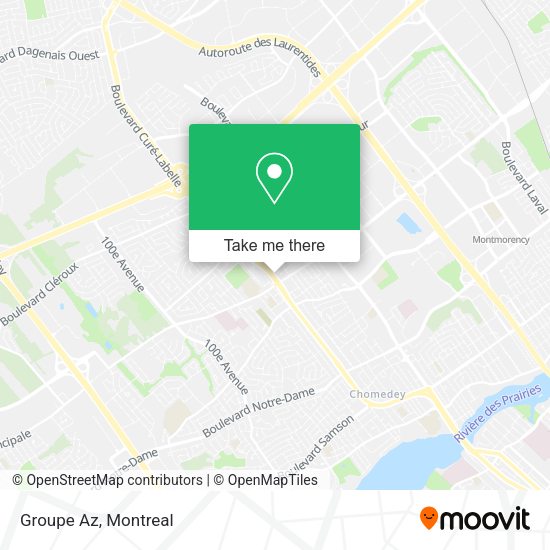 Groupe Az map