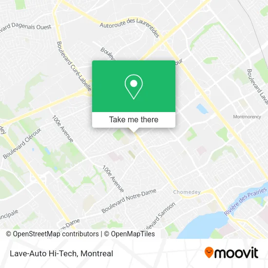 Lave-Auto Hi-Tech map