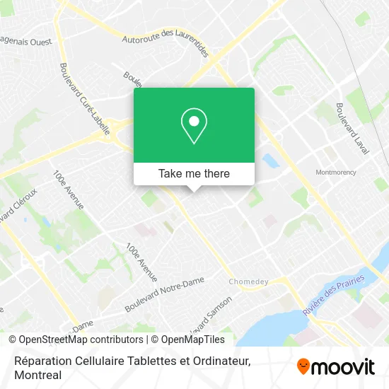 Réparation Cellulaire Tablettes et Ordinateur map