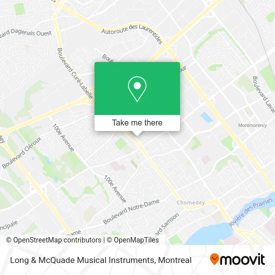 Long & McQuade Musical Instruments map