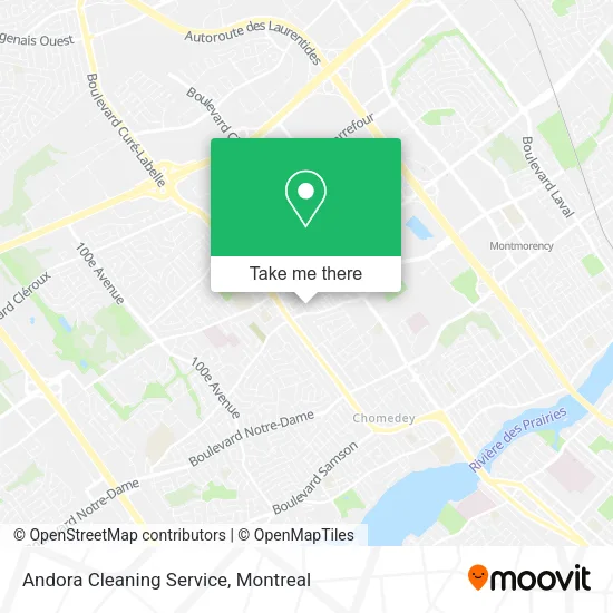 Andora Cleaning Service map