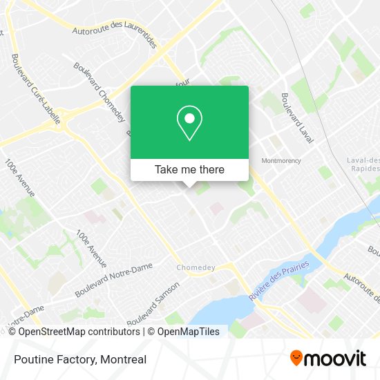Poutine Factory map