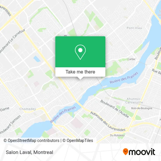 Salon Laval map