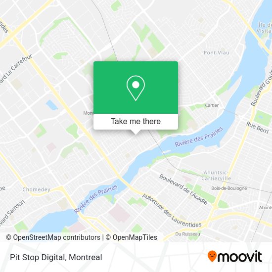 Pit Stop Digital map