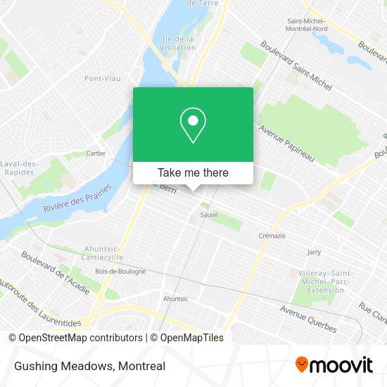 Gushing Meadows map