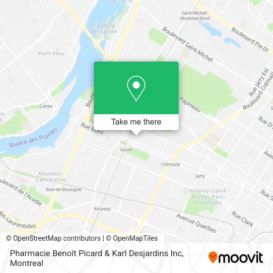 Pharmacie Benoît Picard & Karl Desjardins Inc map