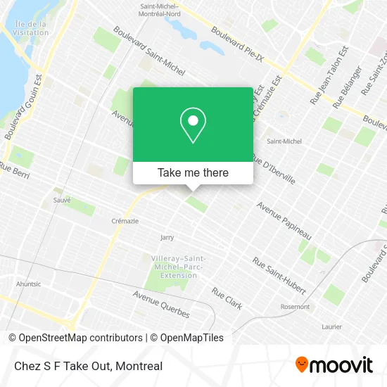 Chez S F Take Out map