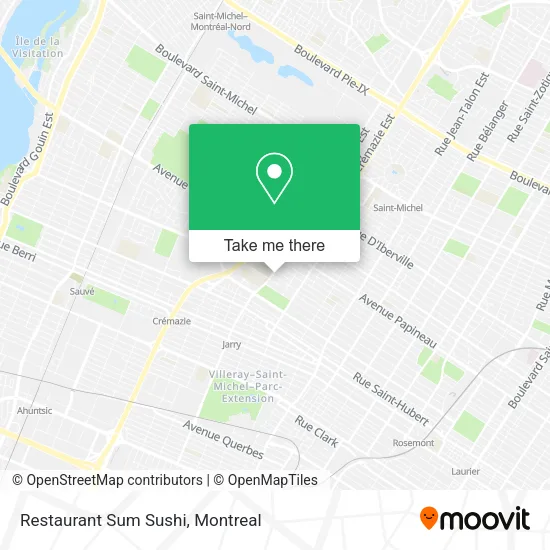 Restaurant Sum Sushi map