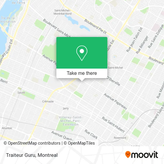 Traiteur Guru map