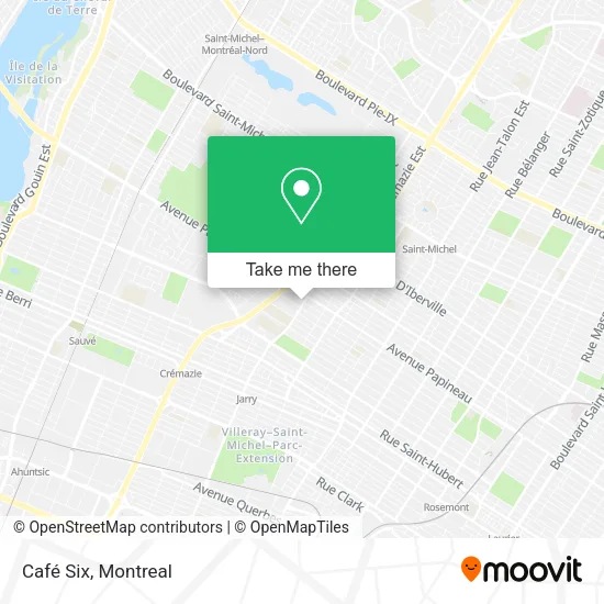 Café Six map