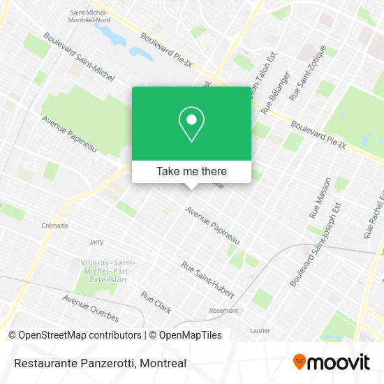 Restaurante Panzerotti map